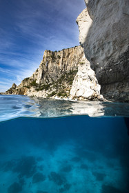 Ambiance sous marine dans les calanques de Marseille
